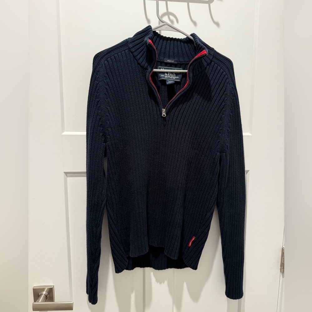 Vintage Y2K Abercrombie and Fitch 1/4 Zip